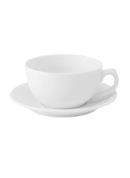 Luzerne 11oz Eco China Cappuccino Cup, 258-CW1407138, White