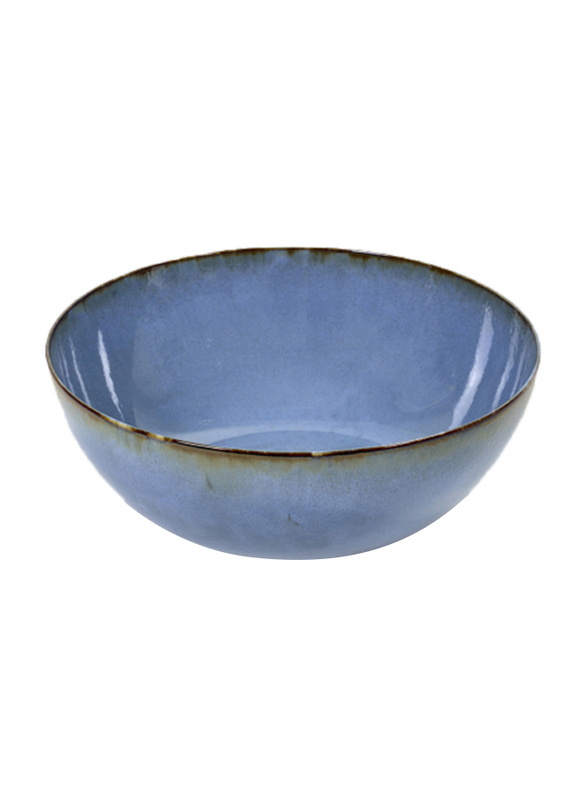 Serax 27cm Terres de Reves by Anita Le Grelle Stoneware Salad Bowl, B5116168, Smokey Blue