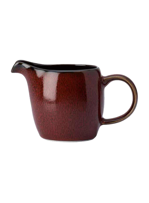 Luzerne 6oz Rustic China Creamer, 13 x 7.5 x 8cm, Crimson Maroon