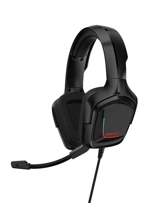 

Onikuma K20 3.5mm Wired Over-Ear Noise Cancelling Gaming Headset, Black