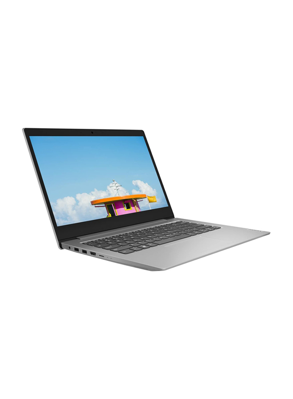 Lenovo IdeaPad 1 Laptop, 14" FHD Display, Intel Celeron N4020, 128GB SSD, 4GB RAM, Intel Uhd Graphics 600, EN-AR KB, Win 10, Platinum Grey