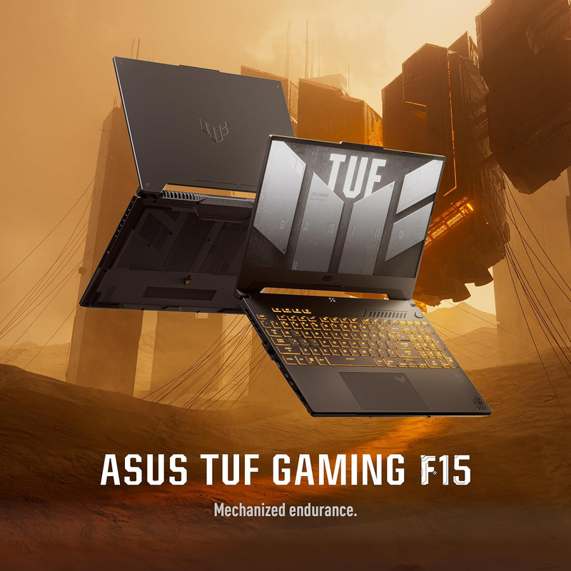 Asus TUF F15 Gaming Laptop, 15.6" FHD Display 16:9 144Hz, Intel Core i5-12500H, 512GB SSD, 16GB RAM, 4GB NVIDIA GeForce RTX 3050 Graphics, EN-AR KB, Win 11 Home, FX507ZC4-HN083W, Mecha Grey