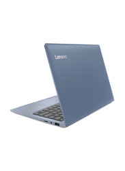 Lenovo 120S, 14.0 inch HD Display, Celeron N 3350 1.1GHz, 32GB HDD, 4GB RAM, Intel HD Graphics, EN-AR Keyboard with Bluetooth, Win 10, 81A5005CAX, Blue