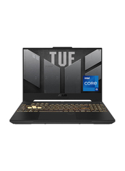 Asus TUF F15 Gaming Laptop, 15.6" FHD Display 16:9 144Hz, Intel Core i5-12500H, 512GB SSD, 16GB RAM, 4GB NVIDIA GeForce RTX 3050 Graphics, EN-AR KB, Win 11 Home, FX507ZC4-HN083W, Mecha Grey