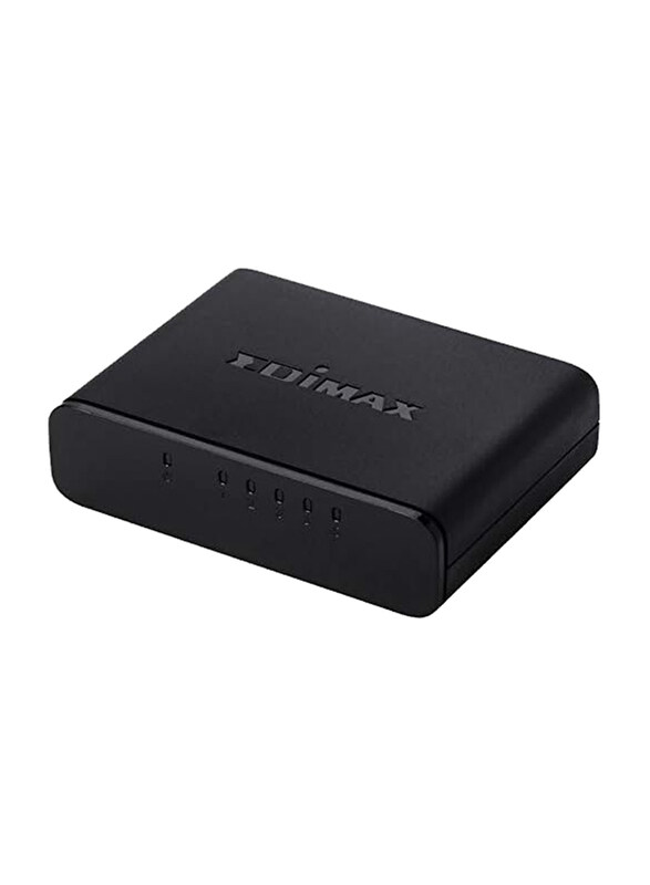 

Edimax ES-1008PHV2 8 Port Fast Ethernet Switch with 4 PoE & Ports, Black