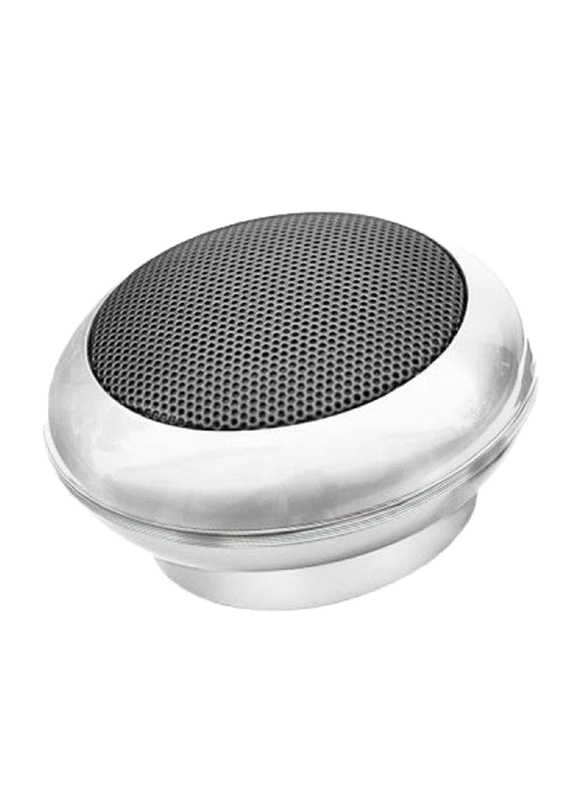 Divoom iTour Pop Portable Rechargeable 360-Degree Sound Speaker, White