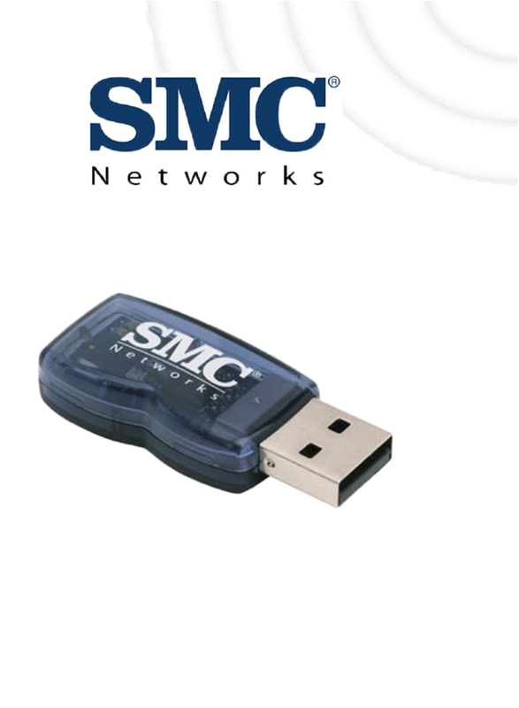 SMC Networks EZ Connect Wireless Bluetooth USB Adapter SMCBT-EDR, Blue