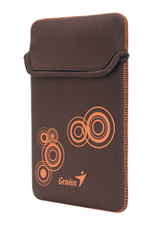 Genius Tablet PC/iPad Mini/iPad 8-inch Polyester Waterproof Sleeve Bag, GS-801, Brown/Orange