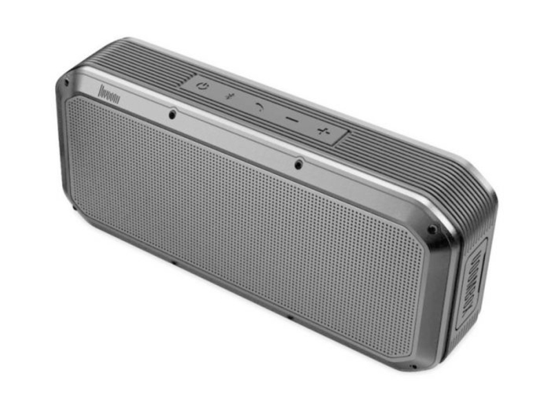 Divoom Voombox Party Portable Water Resistant Bluetooth 4.0 Wireless Speaker, Silver