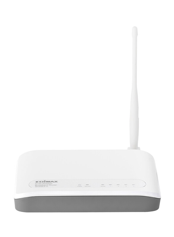 

Edimax N150 3-in-1 Wireless Broadband Router EDBR-6228NSV2-UK, White