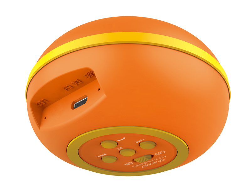 جينيوس مكبر صوت Sp-906Bt بوقت تشغيل أكثر من 5 ساعات للهواتف المتنقلة برتقالي