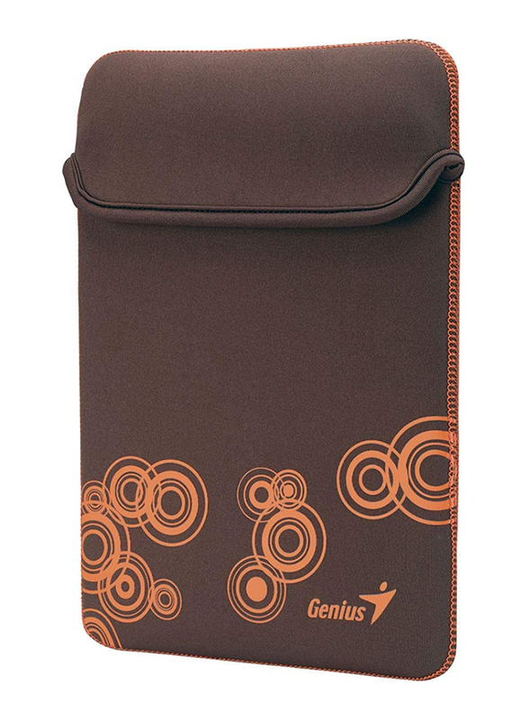 جينيس غطاء حماية لجهاز التابلت/آيباد/آيباد ميني 10 انش من البوليستر المقاوم للماء, GS-1001, بني/برتقالي