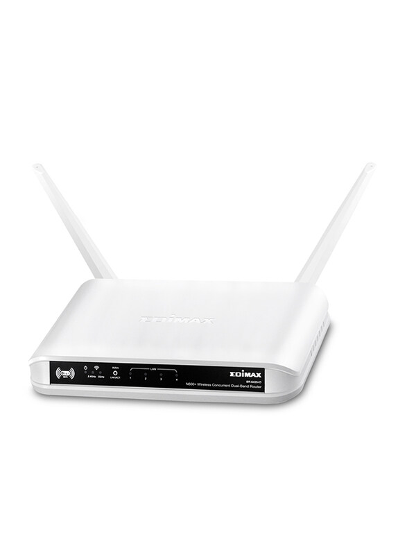 

Edimax BR-6435ND N600+ Wireless Concurrent Dual-Band Router, White