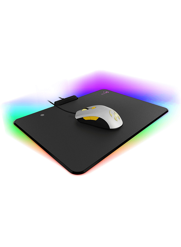 Genius GX-Pad 600H RGB Gaming Mouse Pad, Black