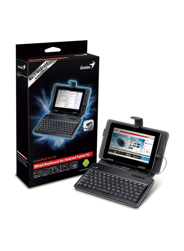 

Genius KB-100XP Wired Office English/Arabic Keyboard with Palm Rest & USB, Black