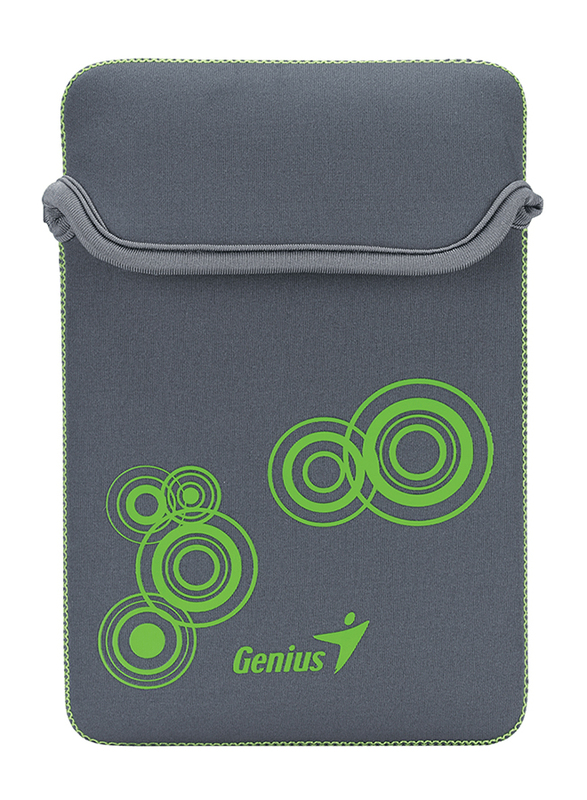 جينيس غطاء حماية لجهاز التابلت/آيباد/آيباد ميني 8 انش من البوليستر المقاوم للماء, GS-801, رمادي/اخضر