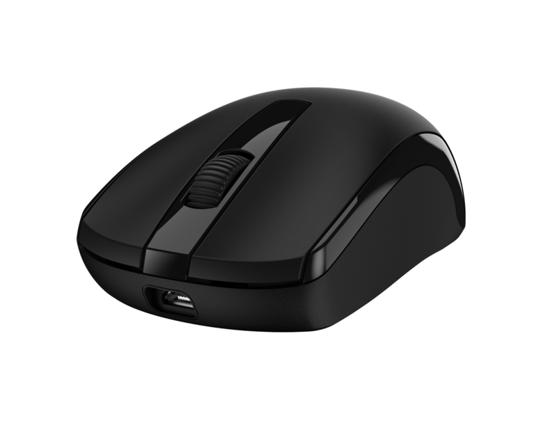 Genius MH-8100 Wireless Mouse With Headset, Black