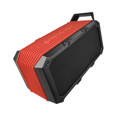 DIVOOM Voombox-ongo Portable Ultra Rugged and Water Resistant Bluetooth 4.0 Wireless Bicycle Speaker with Speakerphone, Red