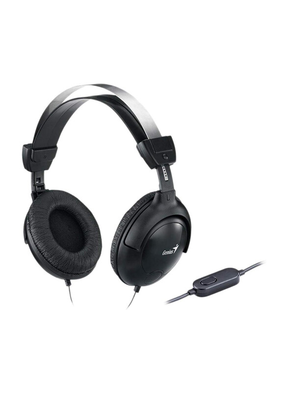 

Genius HS-505X Wired Over-Ear Noise Cancelling Headset, Black