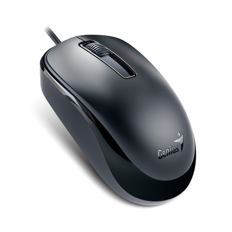 Genius DX125 Optical Mouse, Black