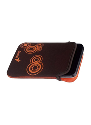 Genius Tablet PC/E-Book 7-inch Polyester Waterproof Sleeve Bag, GS-701, Brown/Orange