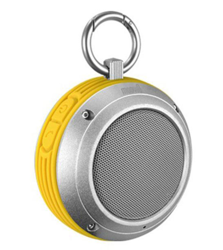 Divoom Bluetooth Voombox Travel - Rugged, Water Splash Resistant, for Mobile Phones, Yellow