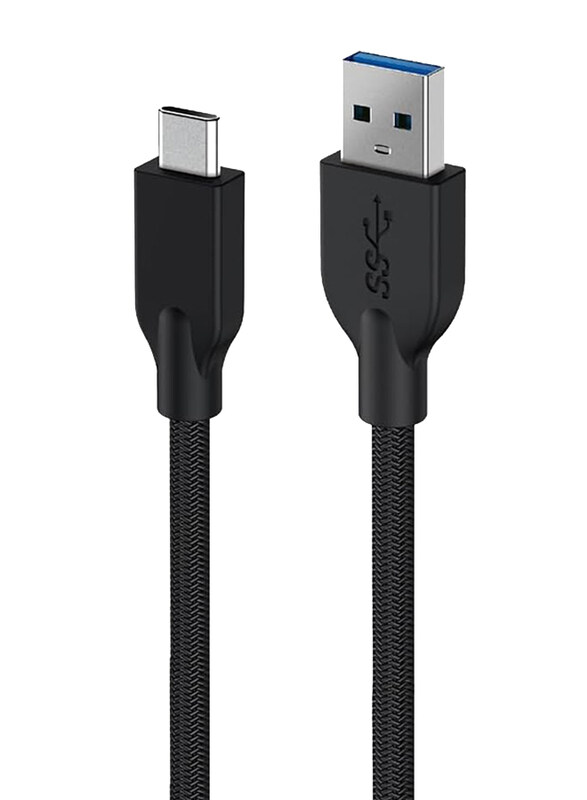 

Genius 100cm Fast Charging Cable, USB Type A to USB Type C, Black