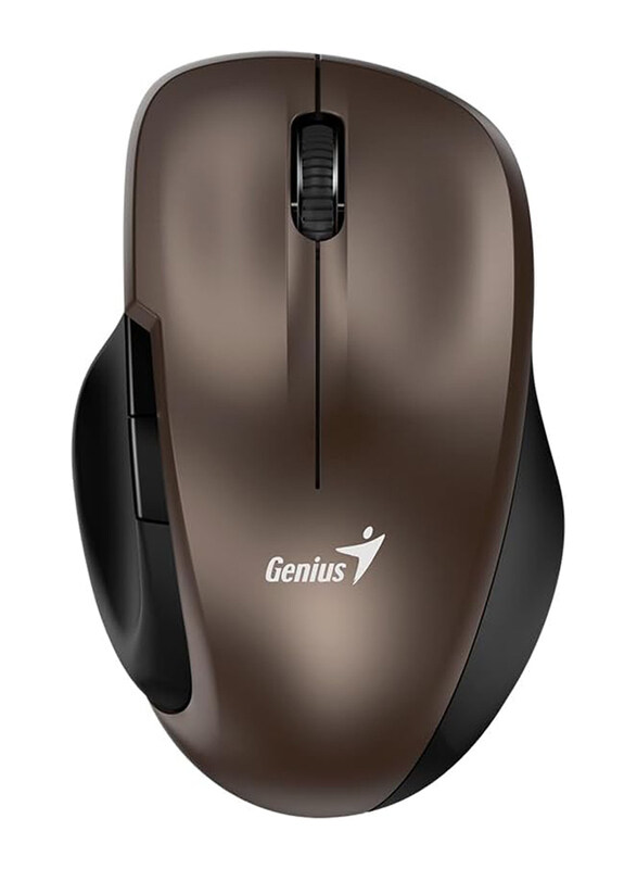 

Genius ERGO 8200S Wireless Optical Mouse with Ergonomic Design & Silent Click, Iron Grey