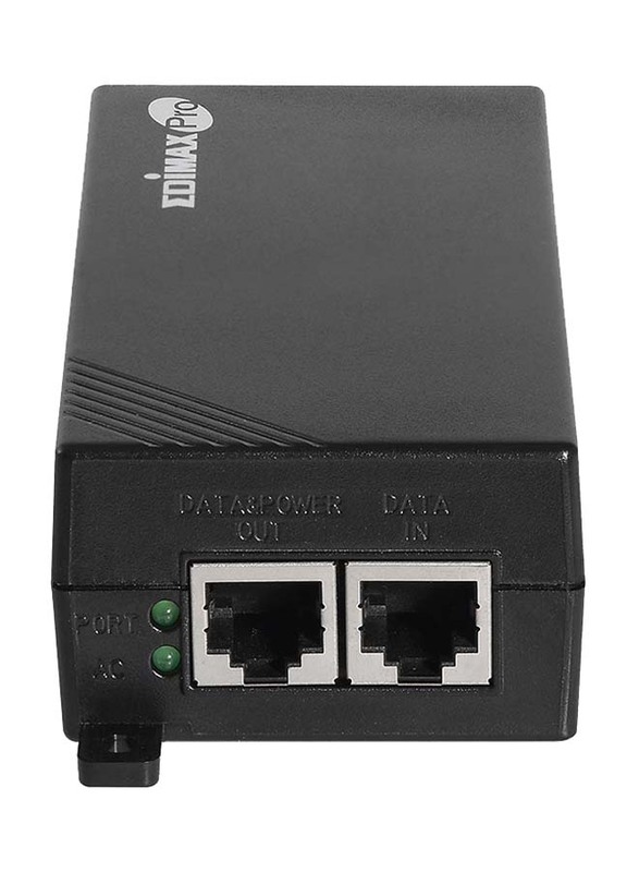 Edimax GP-101IT IEEE 802.3at Gigabit PoE+ Injector Wifi Extender, Black