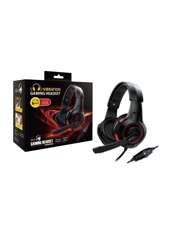 

Generic Genius GX HS-G600V Vibration 3.5 mm Jack Gaming Headset, Black