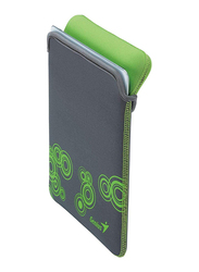 Genius Tablet PC/iPad Mini/iPad 10-inch Polyester Waterproof Sleeve Bag, GS-1001, Grey/Green