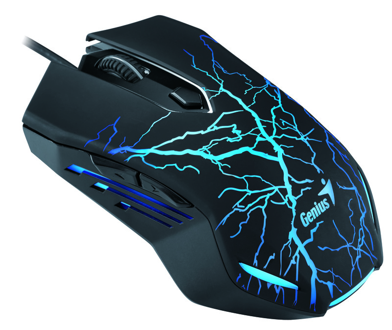 Genius X-G300 Gaming Mouse with backlight, Black