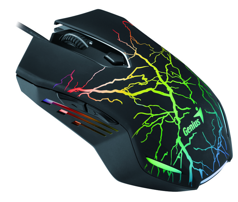 Genius X-G300 Gaming Mouse with backlight, Black