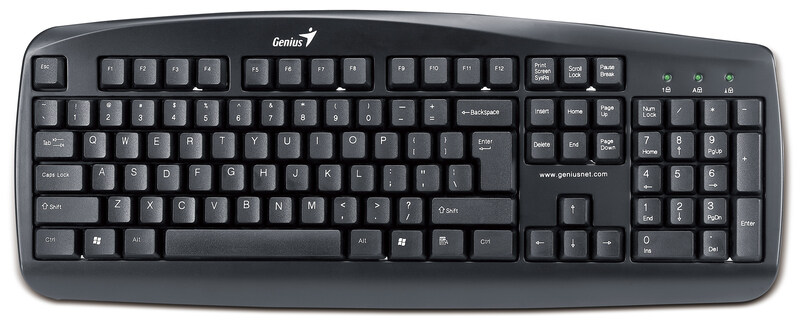 

Genius KB-110 Wired Desktop Keyboard for PC, Arabic, Black