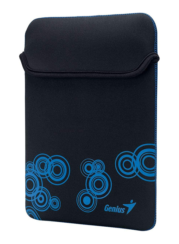 Genius Tablet PC/iPad Mini/iPad 10-inch Polyester Waterproof Sleeve Bag, GS-1001, Black/Blue