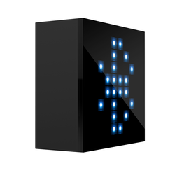 Divoom Aurabox Bluetooth 4.0 Smart LED Speaker with APP Control for Pixel Art Creation, Black