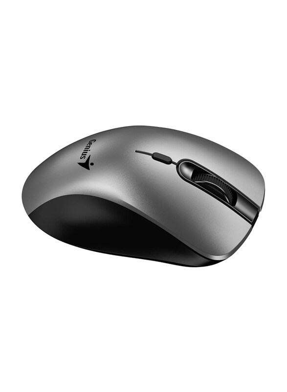 

Genius ERGO 8100S Wireless Ergonomic Silent Optical Mouse, Champagne Titanium
