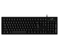 Genius KB-101 USB Smart Keyboard with User Customise F Key, Black