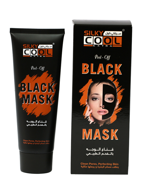 Silky Cool Black Face Mask, 100ml