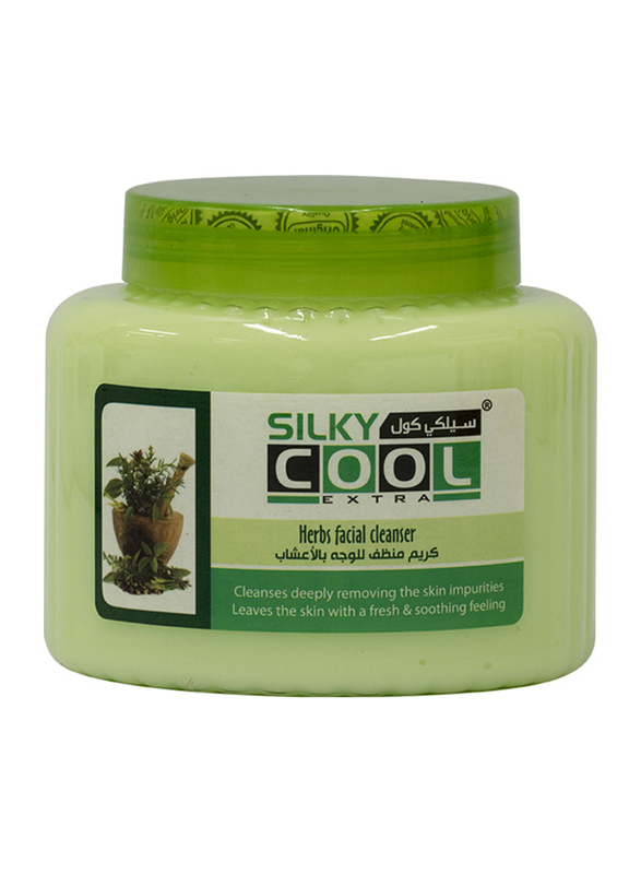 Silky Cool Herb Facial Cleanser Cream, 500ml