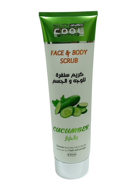 Silky Cool Cucumber Face Body Scrub, 275ml