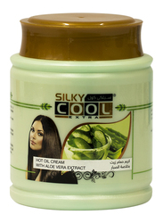 Silky Cool Aloe Vera Extract Hot Oil Cream for All Hair Type, 1000ml