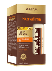 Kativa Keratina Liquida Hair Oil for All Hair Types, 60ml