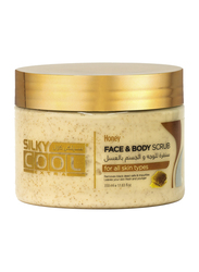 Silky Cool Honey Face & Body Scrub for All Skin Types, 350ml