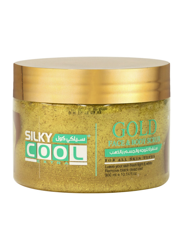 

Silky Cool Gold Face & Body Scrub for All Skin Types, 350ml