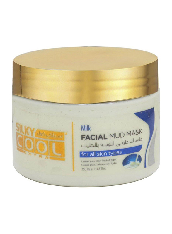 Silky Cool Milk Facial Mud Mask, 350ml