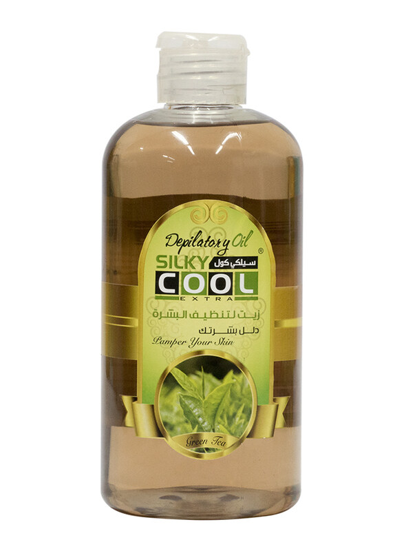 

Silky Cool Extra Green Tea Depilatory Oil, 500ml
