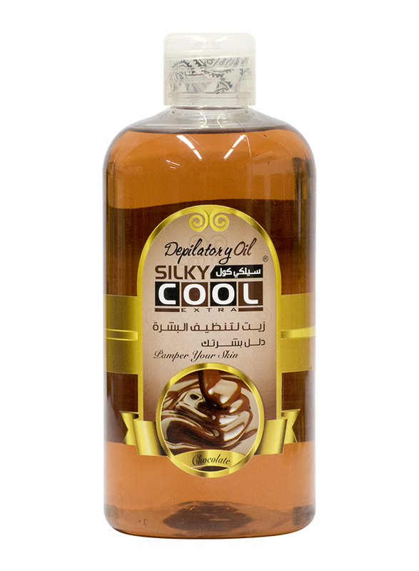 Silky Cool Extra Chocolate Depilatory Oil, 500ml