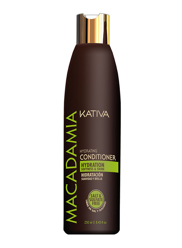 Kativa Macadamia Hydrating Conditioner for Dry Hair, 250ml