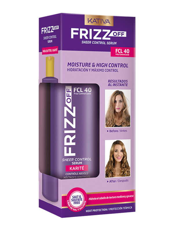 Kativa Frizz Off Smooth DRFS for All Hair Types, 50ml